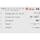 Projahn Xi-on Steckschl&uuml;ssel-Koffer metrisch 10...