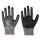 LeiKaFlex&reg; Feinstrick-Handschuhe mit Nitril-Foam-Beschichtung + Noppen grau/schwarz Gr&ouml;&szlig;e 7 - 11