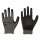SOLIDSTAR&reg; Nylon-Feinstrick-Handschuhe mit Nitril-Schaum-Beschichtung grau/schwarz Gr&ouml;&szlig;e 8