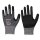 LeiKaFlex&reg; Feinstrick-Handschuhe mit Nitril-Foam-Beschichtung grau/schwarz Gr&ouml;&szlig;e 9