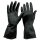 Neoprene Chemikalien-Handschuhe - 32cm lang - PSA CAT III - schwarz - Gr&ouml;&szlig;e 8